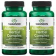 Swanson Adaptogenic Herbal Complex with Rhodiola, Ashwagandha & Ginseng 2 Pack