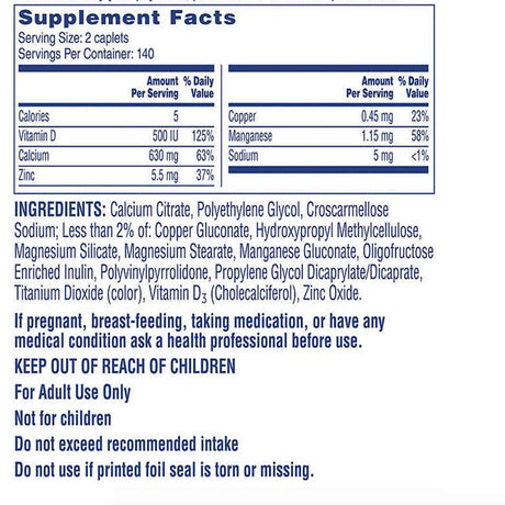 Citracal Calcium Citrate Maximum plus Caplets plus D3 (280 Count)