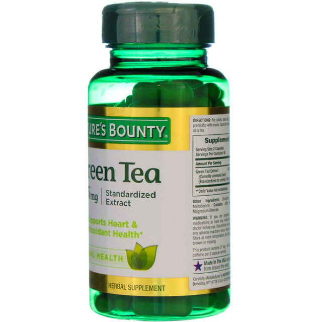 Nature'S Bounty Green Tea Extract Capsules, 315 Mg, 100 Ct