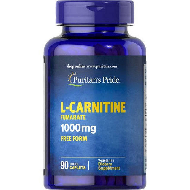 Puritan'S Pride L-Carnitine Fumarate 1000 Mg-90 Caplets