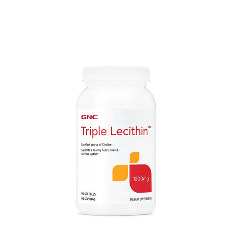 GNC Triple Lecithin 1200 MG - 90 Softgels (90 Servings)