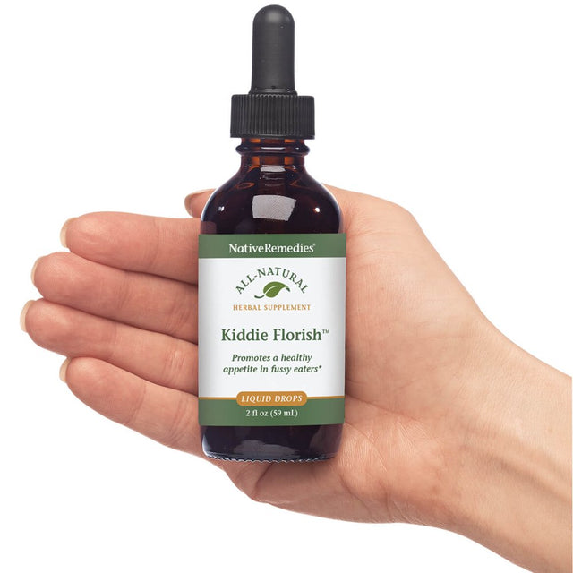 Nativeremedies Kiddie Florish - All Natural Herbal Supplement Promotes a Healthy Appetite in Picky Eaters - 59 Ml