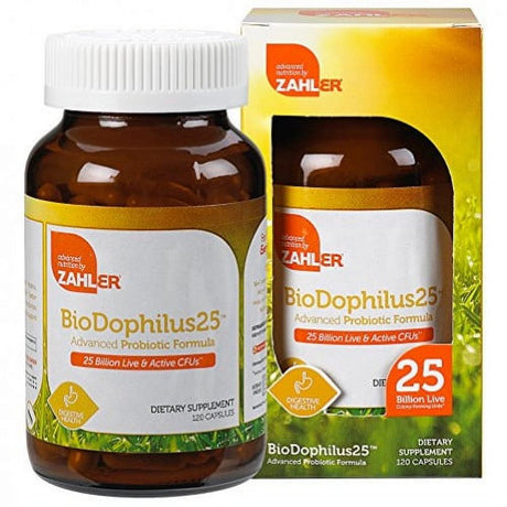 Zahler - Biodophilus25 Advanced Probiotic Formula - 120 Capsules