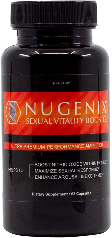 Nugenix Sexual Vitality Booster Ultra-Premium Performance Amplifier 63 Capsules