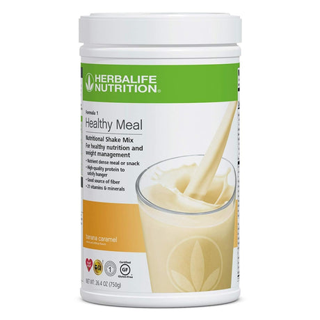 Herbalife Formula 1 Healthy Meal Nutritional Shake Mix: Banana Caramel 750 G