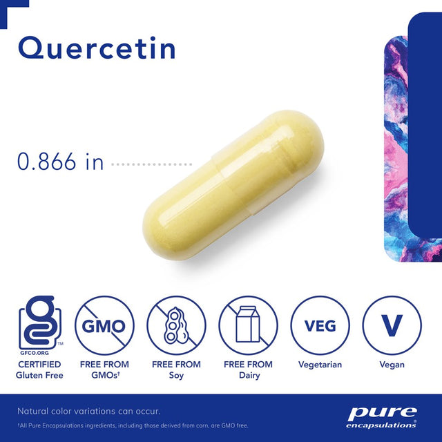 Pure Encapsulations Quercetin | Supplement with Bioflavonoids for Immune, Cellular, and Cardiometabolic Health* - 120 Capsules