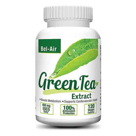 Bel-Air Green Tea Extract: Metabolism Booster, Heart & Cognitive Support for Optimal Health