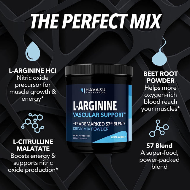 L Arginine Capsules and L Arginine Powder | Ultimate Male Pre Workout Supplements | Nitric Oxide Boost Supports Performance & Endurance | 120 Vegan L-Arginine Capsules & Unflavored L-Arginine Powder