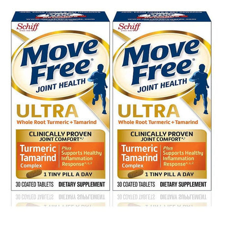 Turmeric & Tamarind - Move Free Ultra Joint Support Tablets for Clinically Proven 30 Count ( Pack of 2)