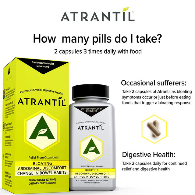 Atrantil - Digestive Health Support - 90 Capsules