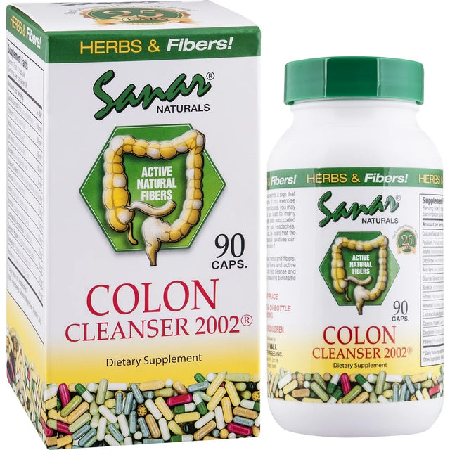 Sanar Naturals Colon Cleanser Detox with Probiotics Laxative, 90 Ct