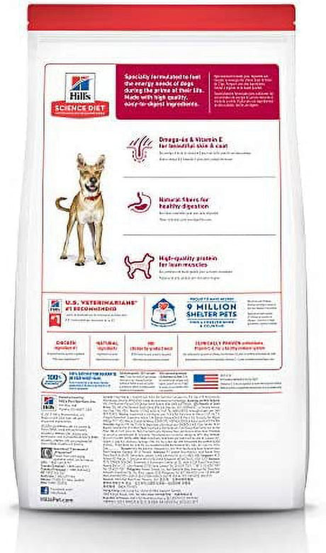 Hill'S Science Diet Dry Dog Food, Adult, Chicken & Barley Recipe, 15 Lb. Bag