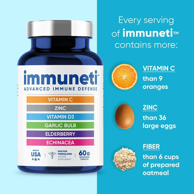 Immuneti Advanced Immune Defense 6-In-1 of Vitamins (5-Pack)