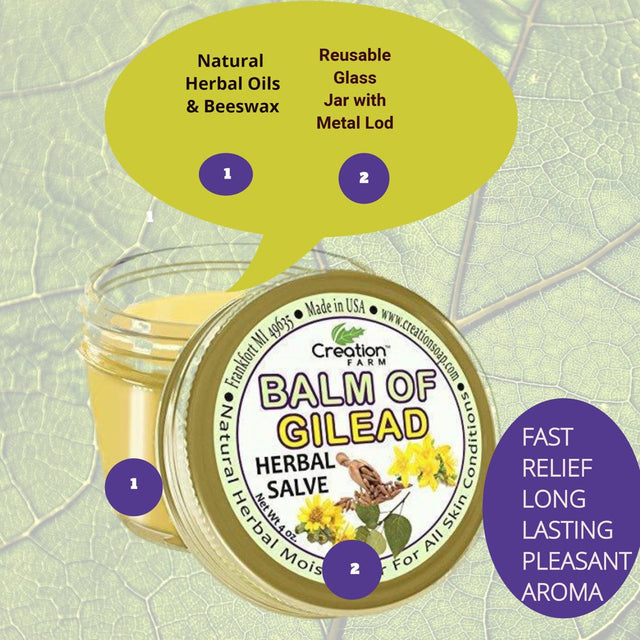 Balm of Gilead Herbal Salve - Balm De Gilead Savilla Herbal from Creation Farm