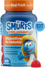 The Smurfs Probiotics for Kids Gummy | Digestive Support & Healthy Gut Unisex Gummies | 40 Ct