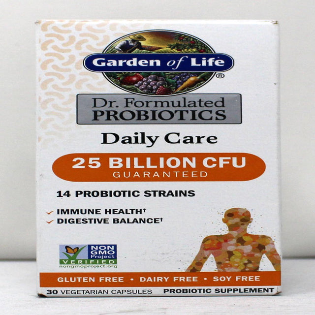 Garden of Life Dr. Formulated Probiotics Daily Care Capsules - 30Ct