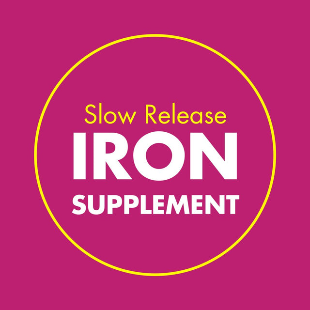 Slow Fe Iron Supplement for Iron Deficiency Slow Release Tablets, 45 Mg, 30 Ct