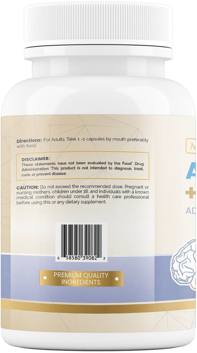 Maximize within Alpha GPC + Citicoline 60 Cap, 1600Mg Concentrated Formula - Supports Memory, Focus, Mood & Energy