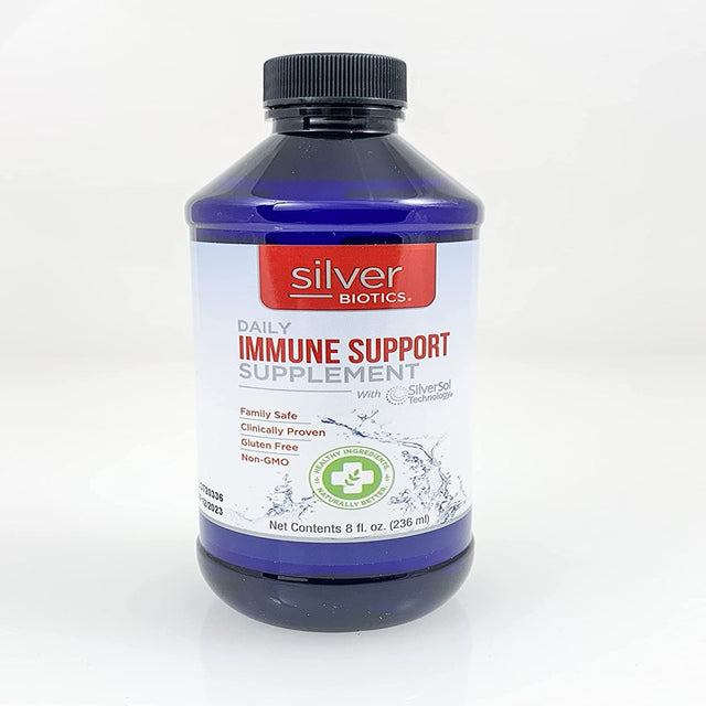 Silver Biotics Liquid 10 Ppm Silver Ultimate Immune System Support, 8 OZ