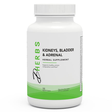 Dherbs Kidneys, Bladder & Adrenals, 100-Count Bottle