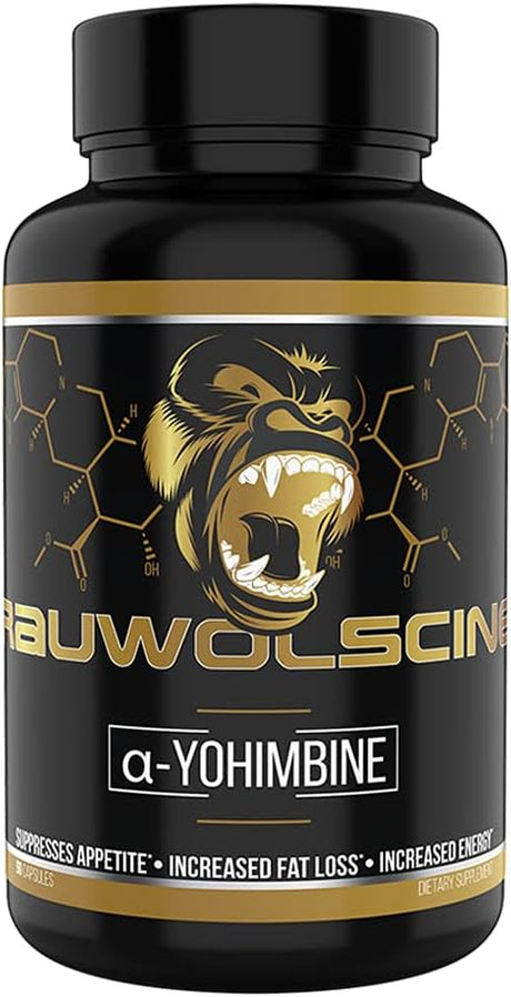 Gorilla Mind Rauwolscine – Suppresses Appetite/Increased Fat Loss/Increased Energy (90 Capsules)