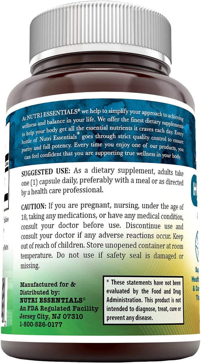 Nutri Essentials Hyaluronic Acid Dietary Supplement - 100 Mg 120 Capsules (Non-Gmo) - the Best Supplements for Joint Health, Skin Care & More*