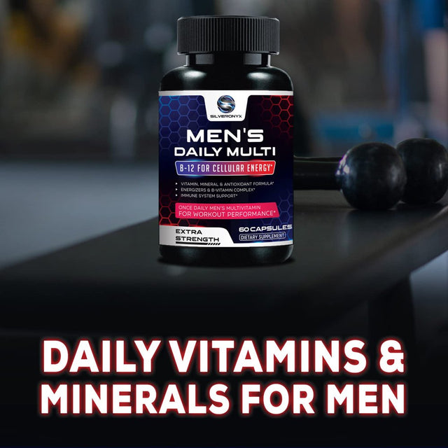 Multivitamin for Men | Men'S Daily Multi Vitamins A, C, D, E, B, Lycopene, Zinc, Calcium & More | Energy, Immune & Overall Health Support for Him | Adult Vitamin Multivitamins Supplement - 60 Capsules