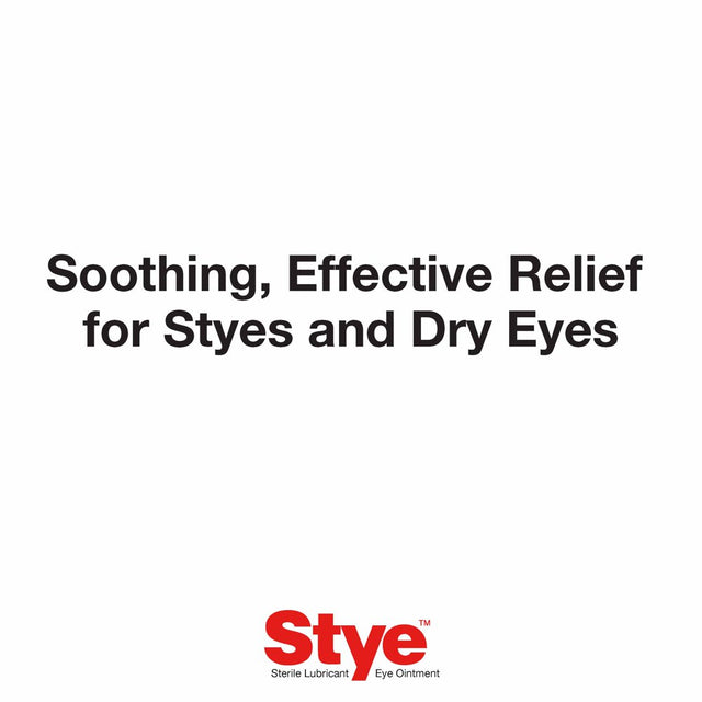 Stye Sterile Lubricant Eye Drops, Fast Soothing Relief, 0.5 Oz