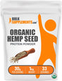 BULKSUPPLEMENTS.COM Organic Hemp Seed Powder - Vegan Protein Powder - Unsweetened Protein Powder - Superfood Protein Powder (1 Kilogram - 2.2 Lbs)