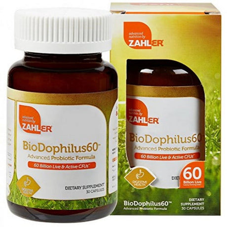 Zahler - Biodophilus60 Advanced Probiotic Formula - 30 Capsules