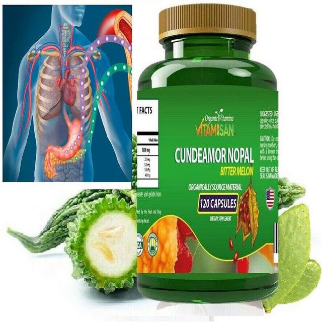 CUNDEAMOR Bitter Melon Diabetic Sugar Balance 1600 Mg 120 Capsules