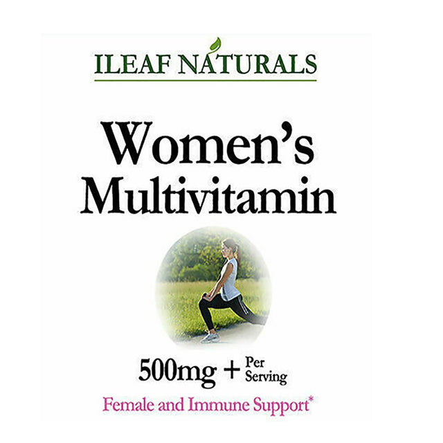 Ileaf Naturals Multi-Vitamin for Women with Calcium - 60 Veggie Capsules