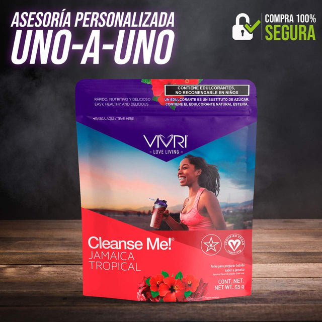 VIVRI- Cleanse Me: Jamaica Tropical (SHAKE- Cookies & Cream, POWER- Orange-Mango)