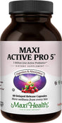 Maxi Health Active Pro-5 - Womens Probiotics - Yeast & Urinary Tract Health - 60 Capsules - Kosher