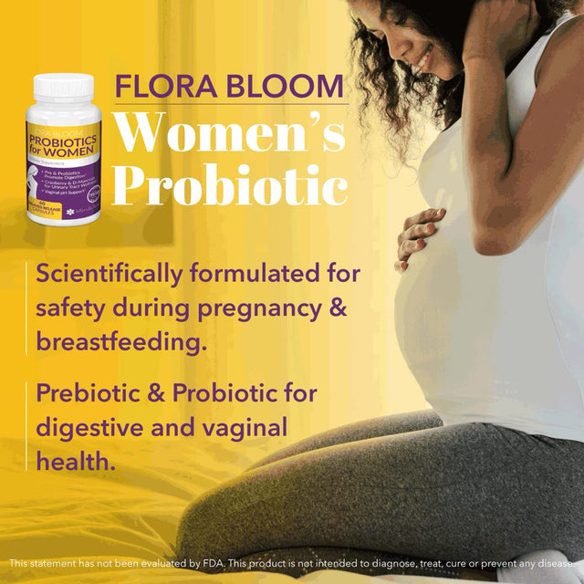 Intimate Rose Women'S Probiotic Supplement Ultimate Flora Pre Probiotics for Vaginal Health 60 Capsules