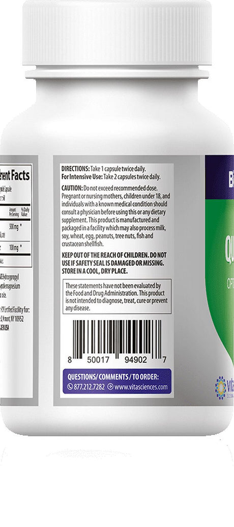 BIOMMUNE QUERCETIN + Quercetin (A Zinc Ionophore) and Bromelain Are Powerful Nutrients to Speed Defense and Recovery. Bolster Overall Immune System and Protect Upper Respiratory Health