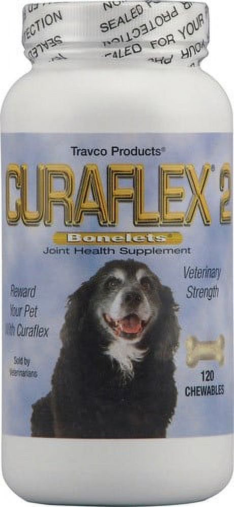 Curaflex 2 Chewable Tablets Joint Health for Dogs 120Ct