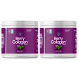 Berry Collagen Blast Powder Hydrolyzed (2) |Premium Blend Grass-Fed - Soy Free | Dual Action Collagen Peptides | Support Bones and Joints | Blueberry & Blackberry | IGEN GMO - 204 Grams