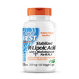 Doctor'S Best Stabilized R-Lipoic Acid with Bioenhanced Na-Rala , Non-Gmo, Gluten Free, Soy Free, Vegan, Helps Maintain Blood Sugar Levels, 200 Mg 60 Veggie Caps