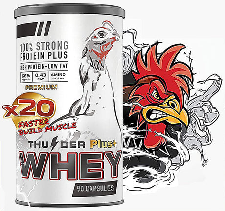 Rooster Booster Faster X3 New Formula 90 Capsules Whey Protein Vitamins HEALTH SUPPLEMENT CAPSULES Mixed Nourishing Fighting Chicken for Big Muscle & Mass Gain, Breeding, Healthy, Strong, Hen Feed