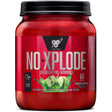 BSN N.O. Xplode Nitric Oxide Booster + Pre Workout Powder, Green Apple, 60 Servings