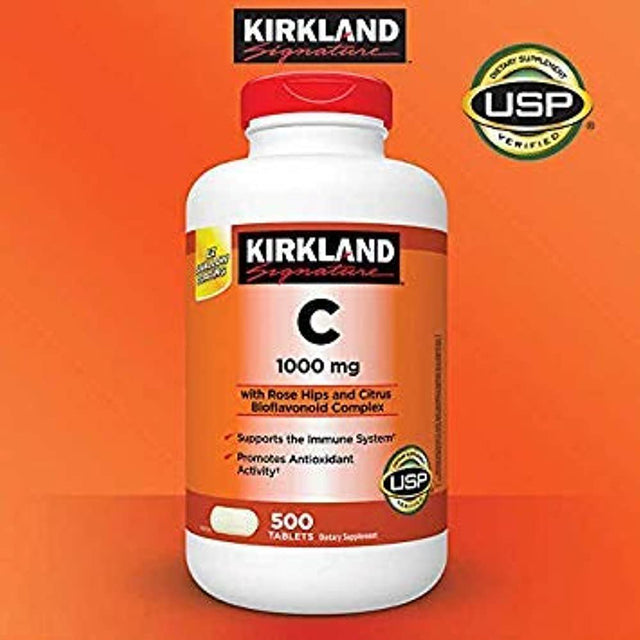 Kirkland Signature Vitamin C 1000 Mg with Rose Hips - 500 Tablet