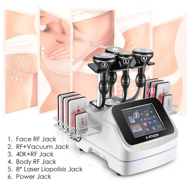 BIEDAY Upgrade Fat Massage Tool, High-Frequency Firming Facial Machine, Massaging and Slimming, for Face, Abdomen, Buttocks and Thighs, Perfect Shape, Care for Skin