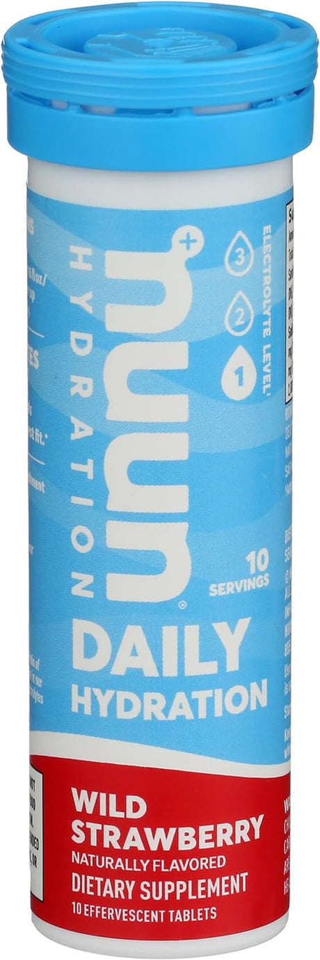 NUUN Wild Strawberry Daily Hydration, 10 CT