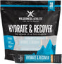 Wilderness Athlete - Hydrate & Recover | Liquid Hydration Packets Electrolyte Drink Mix - Recover Faster with Bcaas - 30 Single Serving Hydrate Packets (Arizona Peach)