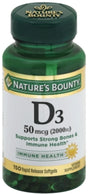 Nature'S Bounty Vitamin D3 2000 IU Softgels 150 Ea (Pack of 2)