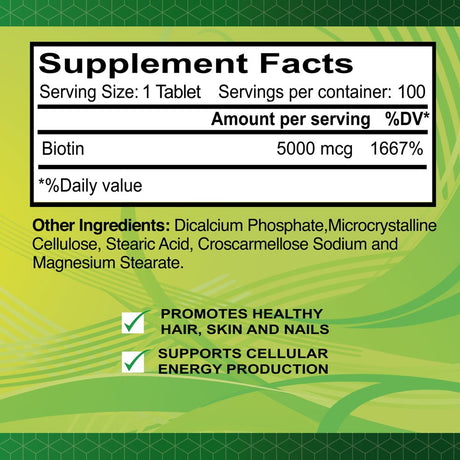 Alfa Vitamins Biotin 5000 Mcg Twin