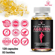 A6Burn,Nighttime Fat Burner, Appetite Suppressant, Lean Muscle Support, Metabolism Booster Diet Supplement-120Capsules