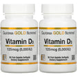 Vitamin D3 Supplement by California Gold Nutrition - Support for Healthy Bones & Teeth - Immune System Support - Gluten Free, Non-Gmo - 125 Mcg (5,000 IU) - 2 Pack of 90 Fish Gelatin Softgels Each