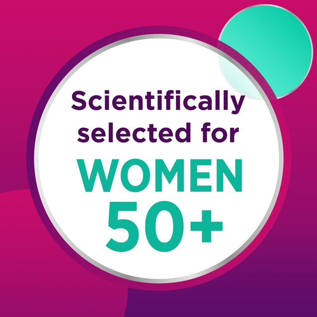 Centrum Wellness Packs Daily Vitamins for Women in Their 50S, with Complete Multivitamin, Calcium, Vitamin C 1000Mg with Rose Hips and Turmeric Complex - 30 Packs/1 Month Supply